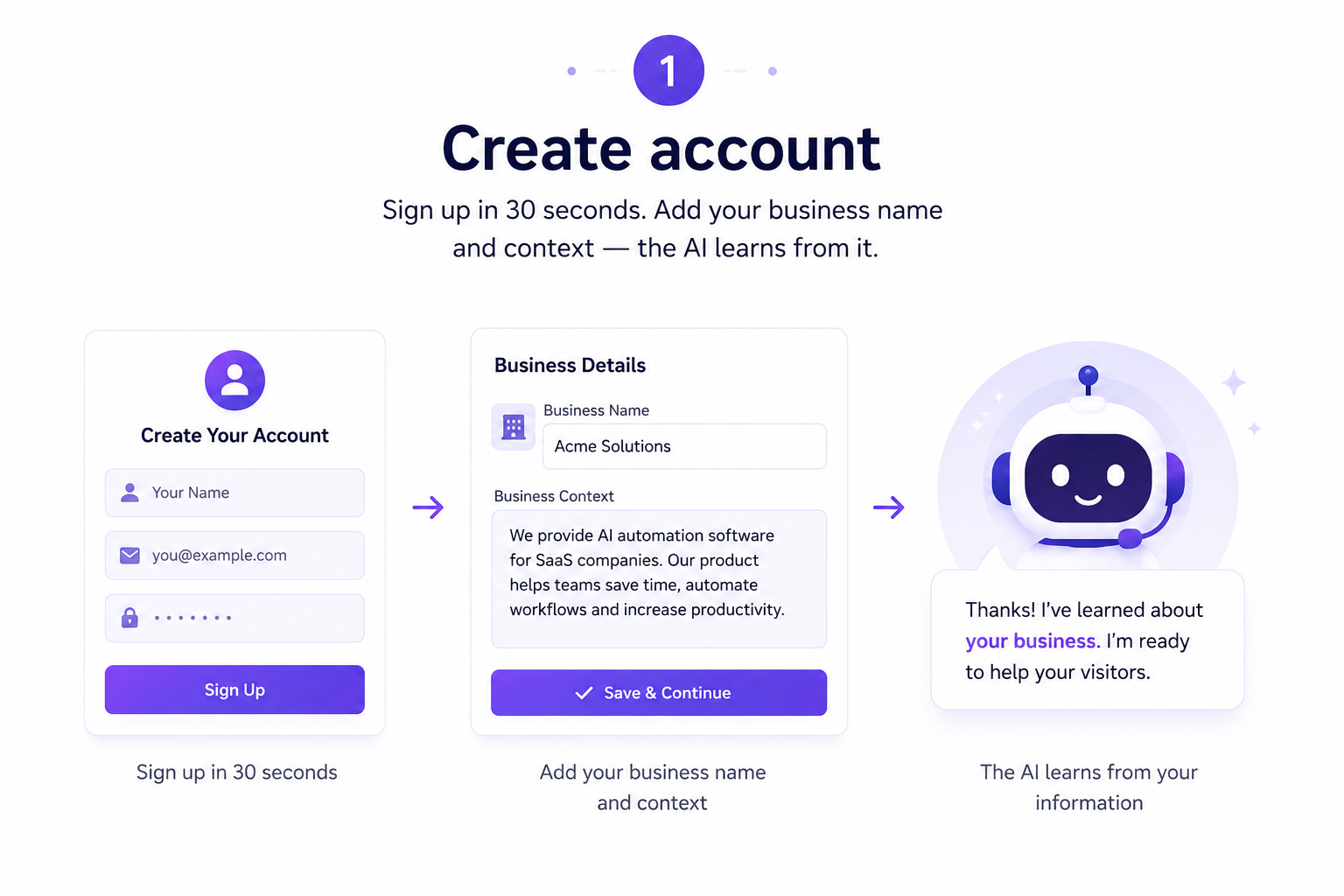 Create account